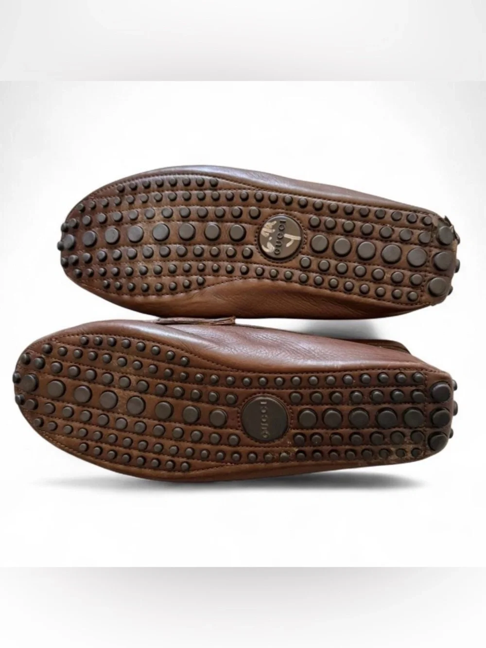 Vintage Gucci Brown Leather Loafers with Horsebit Detail - Picture 4 of 7